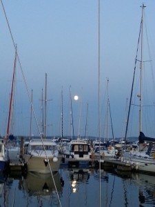 MMoon Lit Night in Lymington