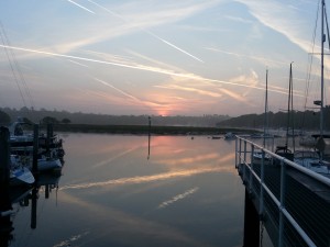 Sunrise in Beaulieu
