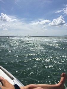 Sunny Sailing on a Solent Stag Do