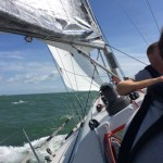 Sailing with a reef in